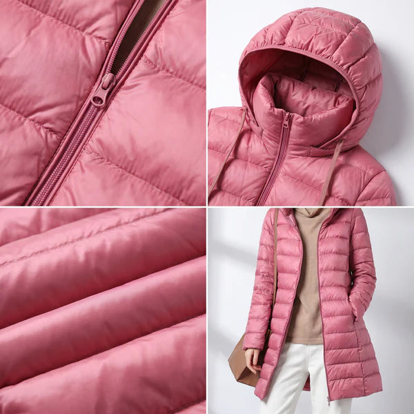 CHAQUETA DE PLUMAS ULTRALIVIANA | Ámbar
