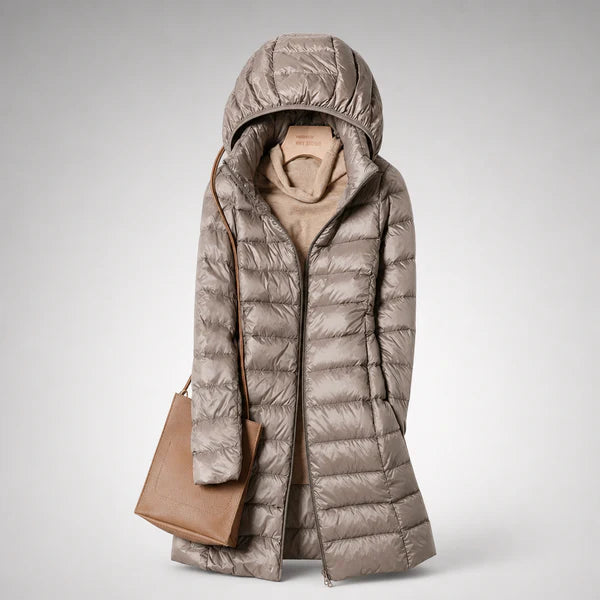 CHAQUETA DE PLUMAS ULTRALIVIANA | Ámbar