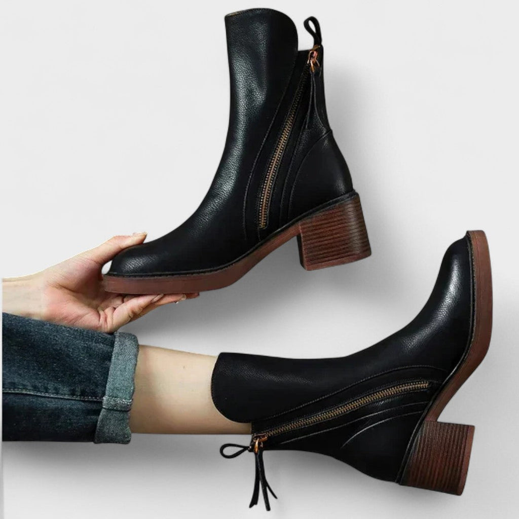 Candela - Botines ortopédicos de piel premium