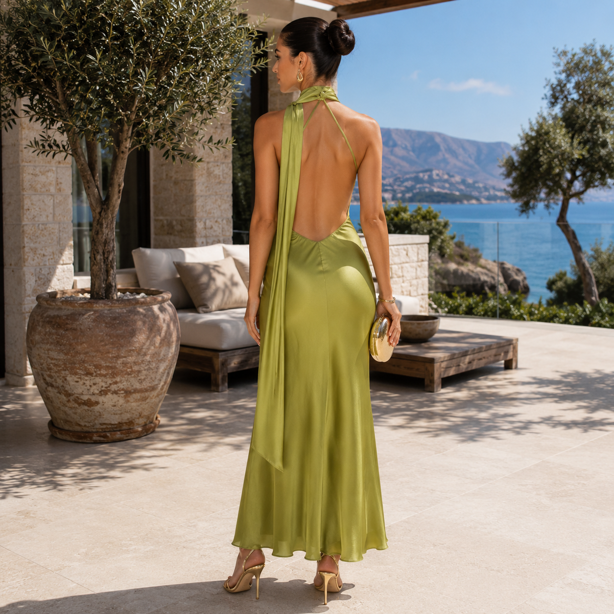 Vestido Esther | Elegancia Satinada que Deslumbra de Noche