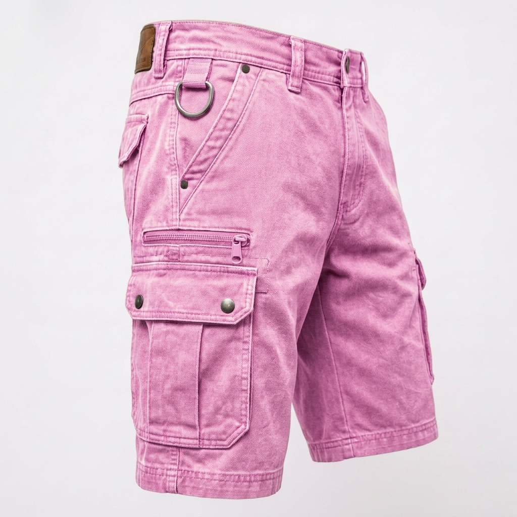 BRAMSHAW POCKET DENIM SHORTS