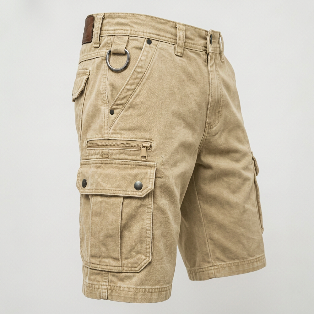 BRAMSHAW POCKET DENIM SHORTS