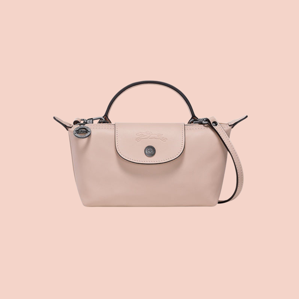 MINI BOLSO DE PIEL LONGCHAM | ROSA
