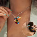 (GRATIS) Pendientes + Collar colibrí