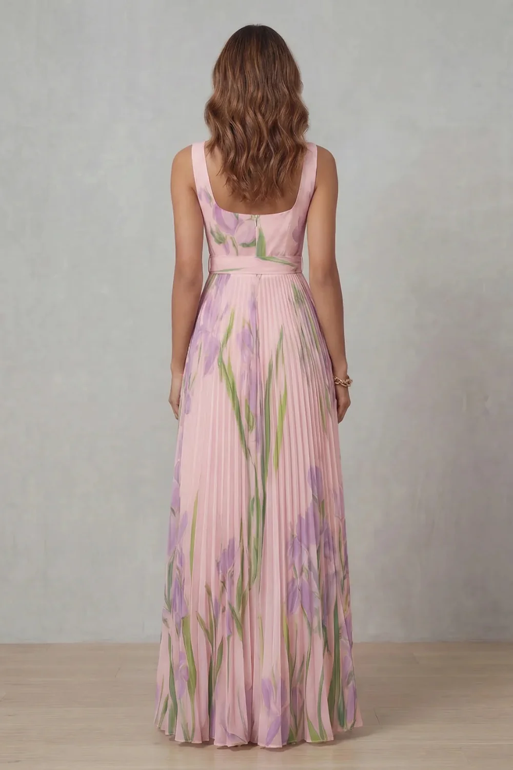 Gabriela™ | Vestido Floral Elegante con Caída Plisada