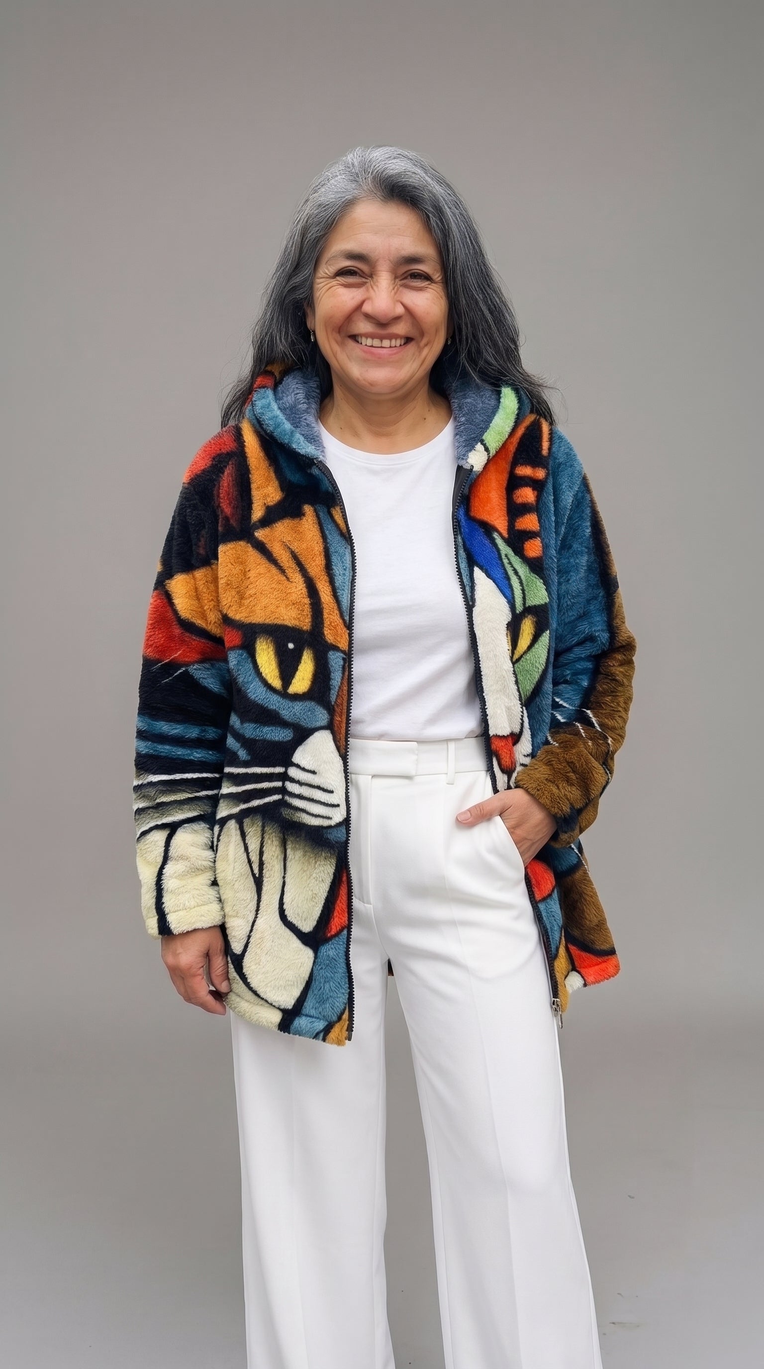 Dalila | Cárdigan de Lujo con Inspiración Artística